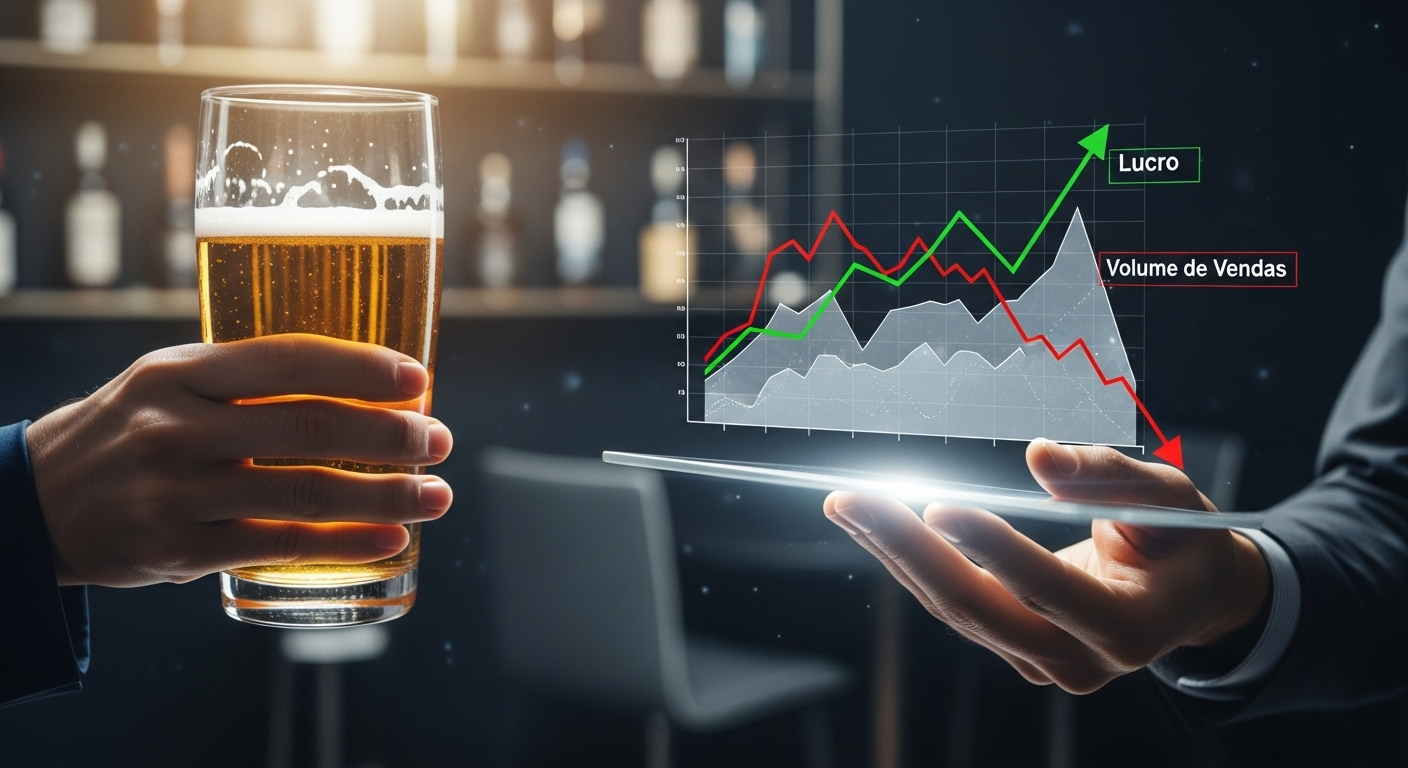 Ambev (ABEV3): Lucro Cresce, Vendas Caem. Entenda o Paradoxo!