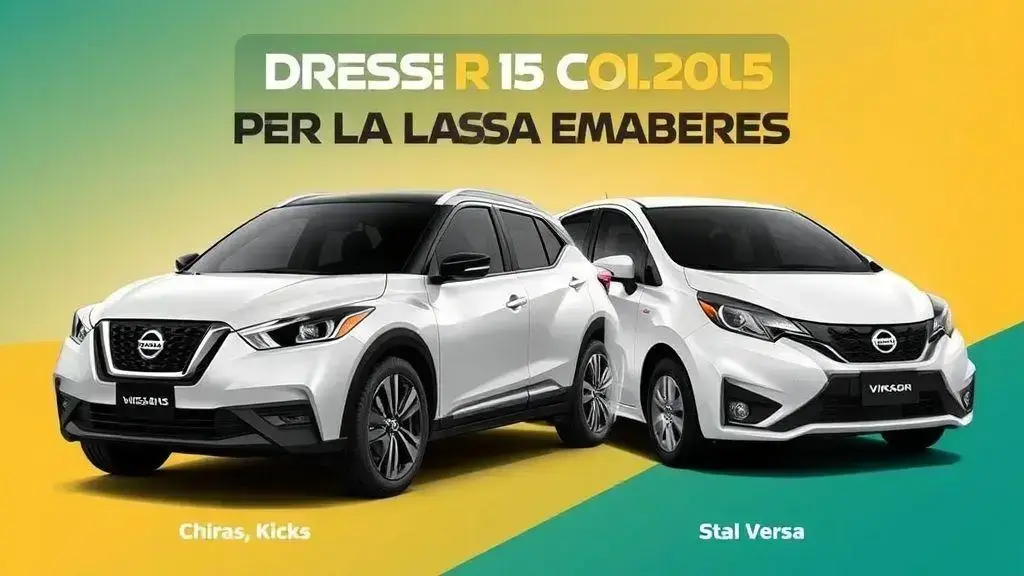 Como funcionam os descontos para Kicks e Versa em 2025