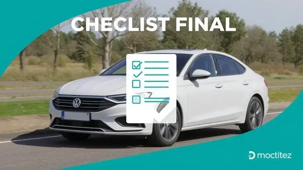 Checklist Final: Os 15 Itens para Verificar Antes de Fechar a Compra do seu Carro PCD.